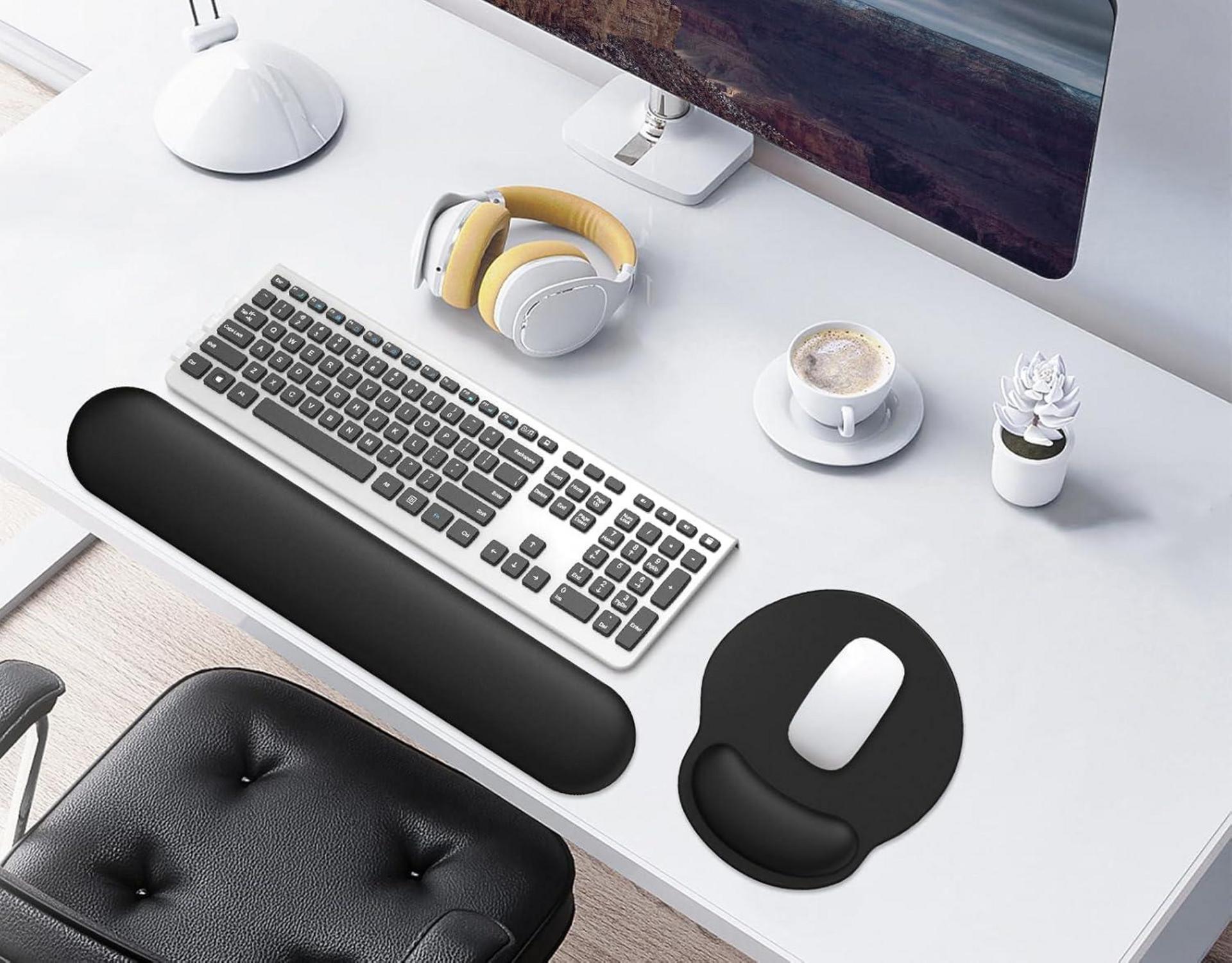 Ergonomisches Mauspad mit Handauflage und Handgelenkauflage