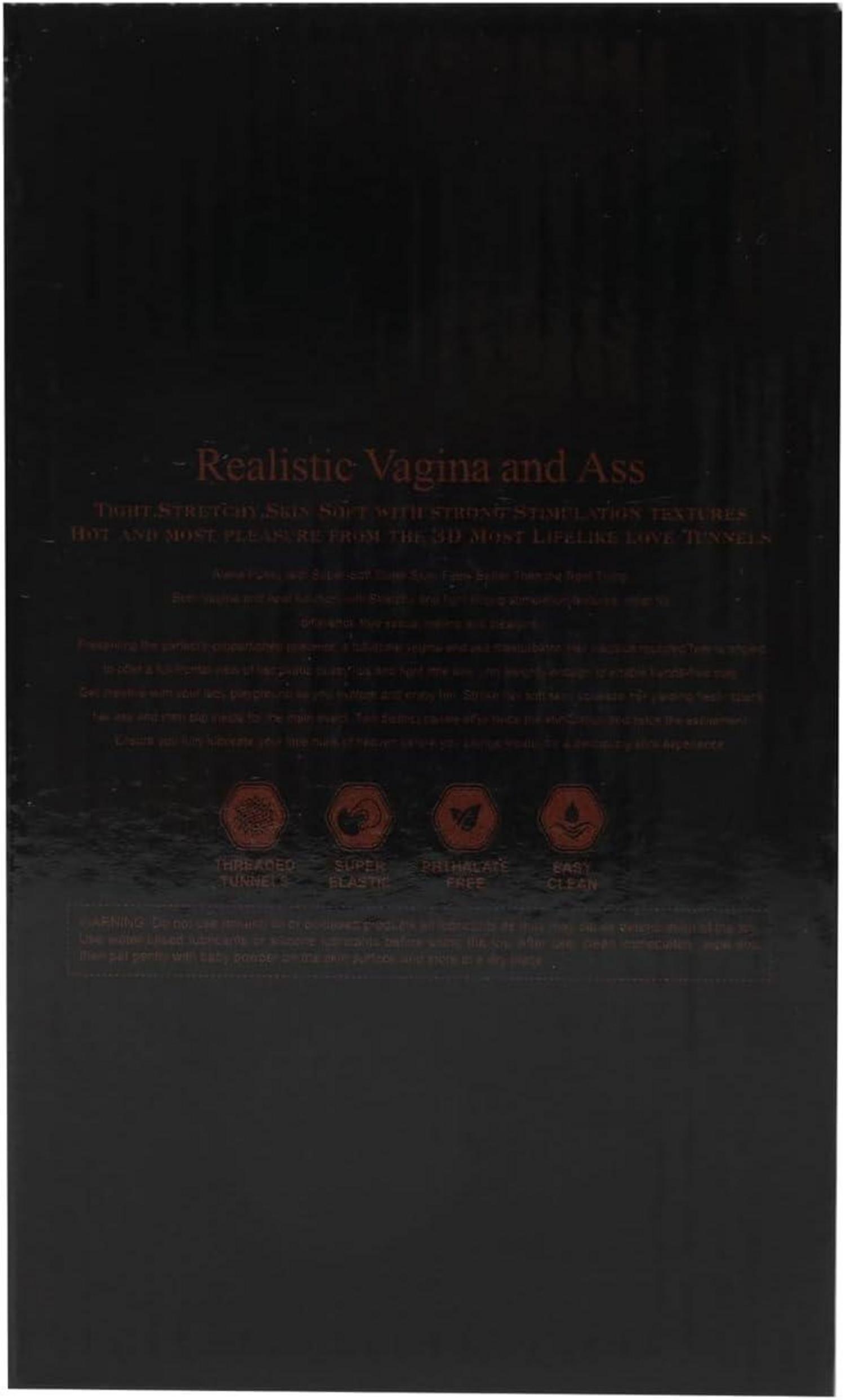 Realistischer Masturbator 2in1 mit Bulletvibrator - Groß 3D Vagina