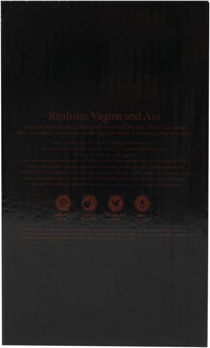 Realistischer Masturbator 2in1 mit Bulletvibrator - Groß 3D Vagina