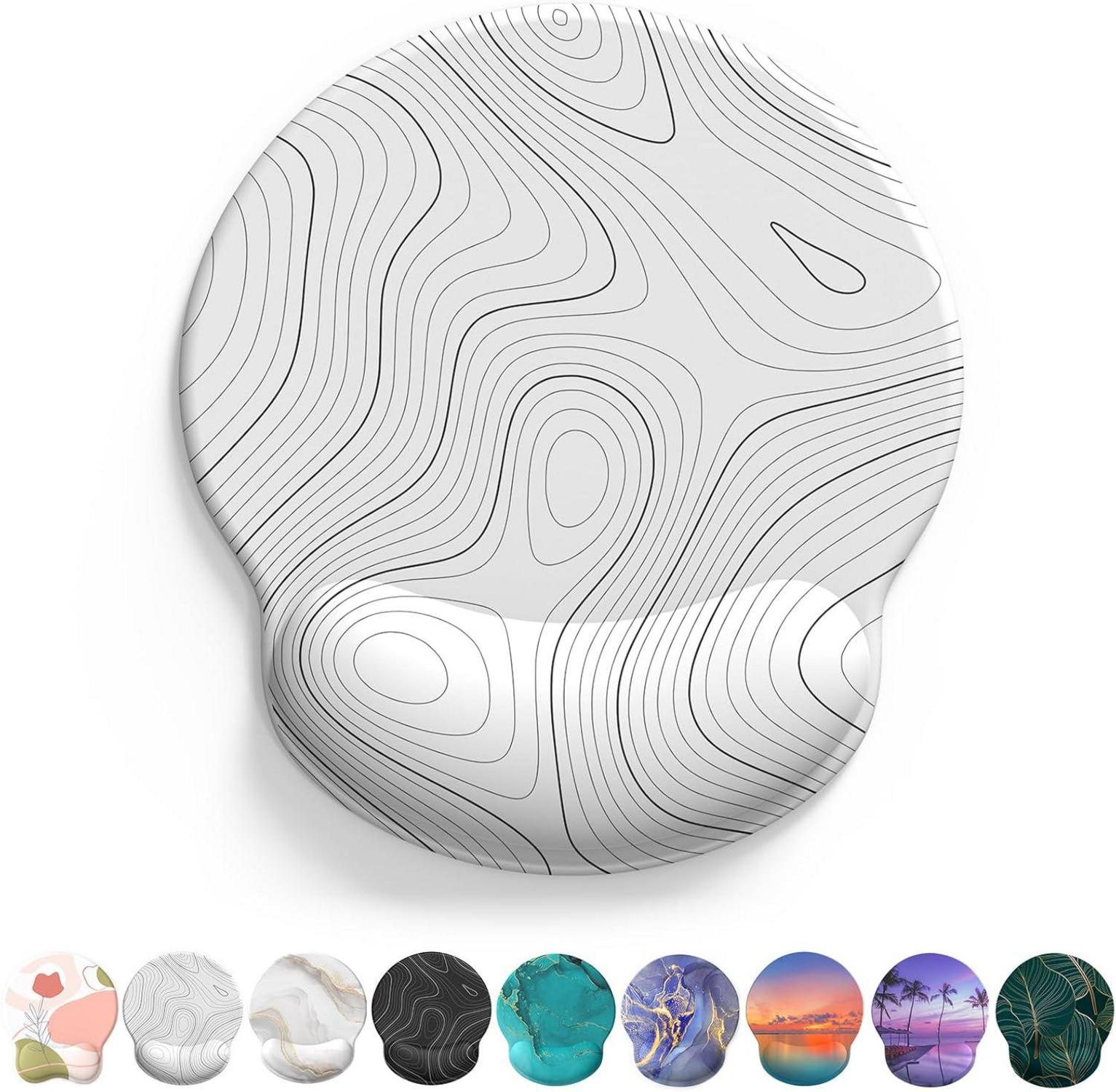 Ergonomisches Mousepad mit Gelkissen und Handauflage für Laptop Gaming