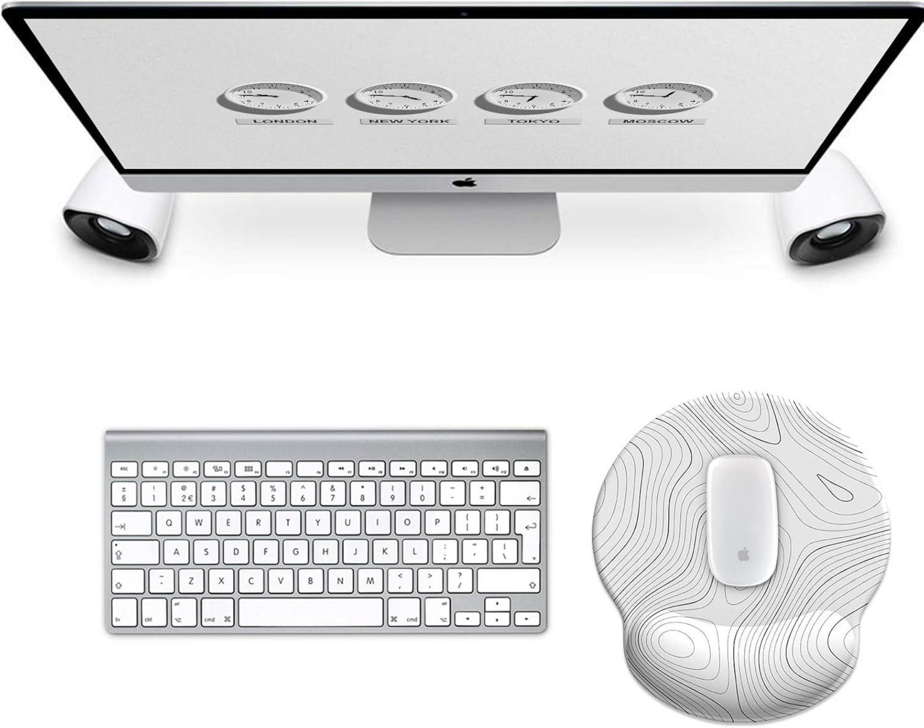 Ergonomisches Mauspad mit Gelkissen und Handauflage