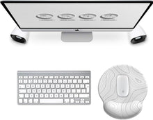 Ergonomisches Mauspad mit Gelkissen und Handauflage
