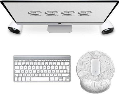 Ergonomisches Mauspad mit Gelkissen und Handauflage