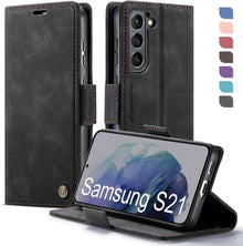 Samsung Galaxy S21 Hülle - Klappbare Flip Case mit RFID Schutz
