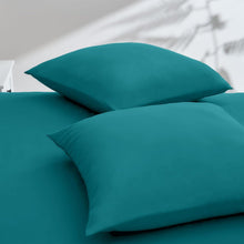 Sofa Kissenbezug 40x40 Petrol 2er Set Mikrofaser Kissenhülle