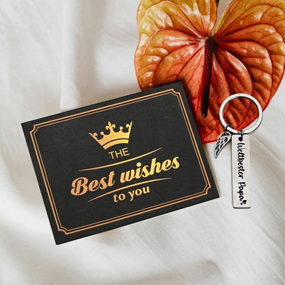 Thermobecher 600ml Vater Tochter Geschenk für Papa, Glück Edelstahl Weinglas