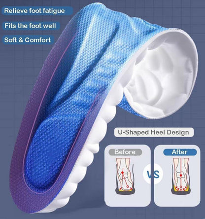 Einlegesohlen Memory Foam Sport Schuheinlagen Fuß Schmerzlinderung
