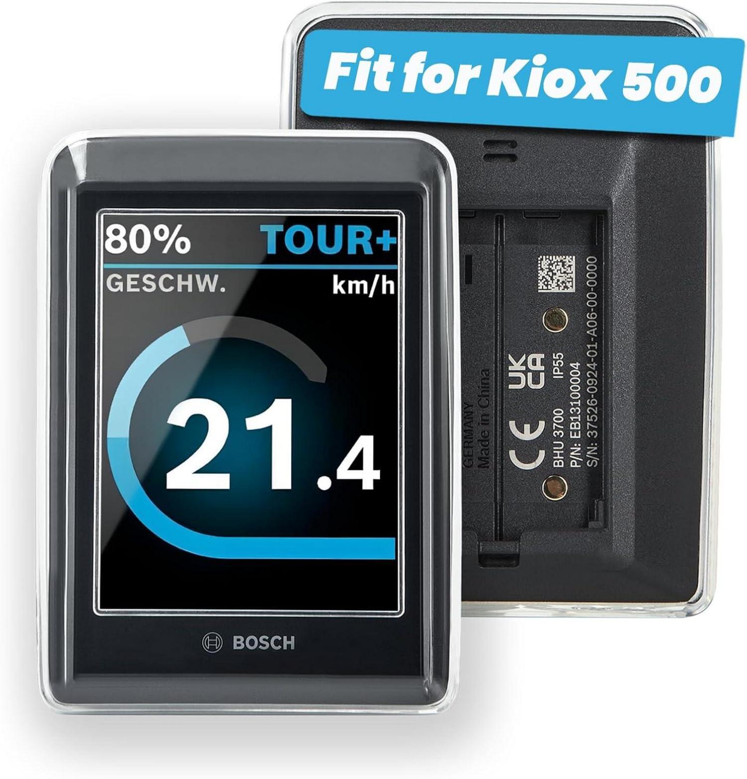 Displayschutz Kiox 500 Schutzhülle Kratzschutz Stoßschutz E-Bike
