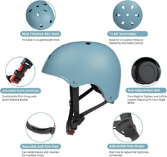Kinder Fahrradhelm Skaterhelm verstellbar CE-zertifiziert