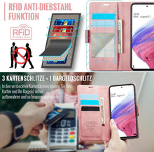 Samsung Galaxy A53 5G Hülle Klappbar PU Leder RFID 3