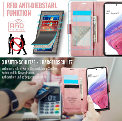 Samsung Galaxy A53 5G Hülle Klappbar PU Leder RFID 3