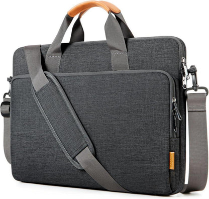 15.6-16 inch Laptop Shoulder Bag Water-Repellent Fabric Case