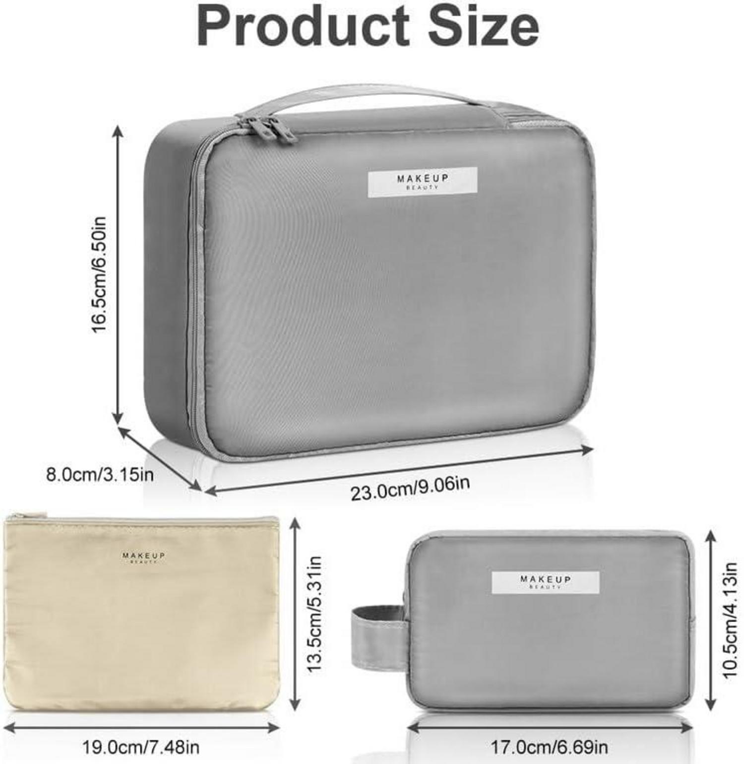 Aucuu Kosmetiktasche wasserdicht 2er Set, großes