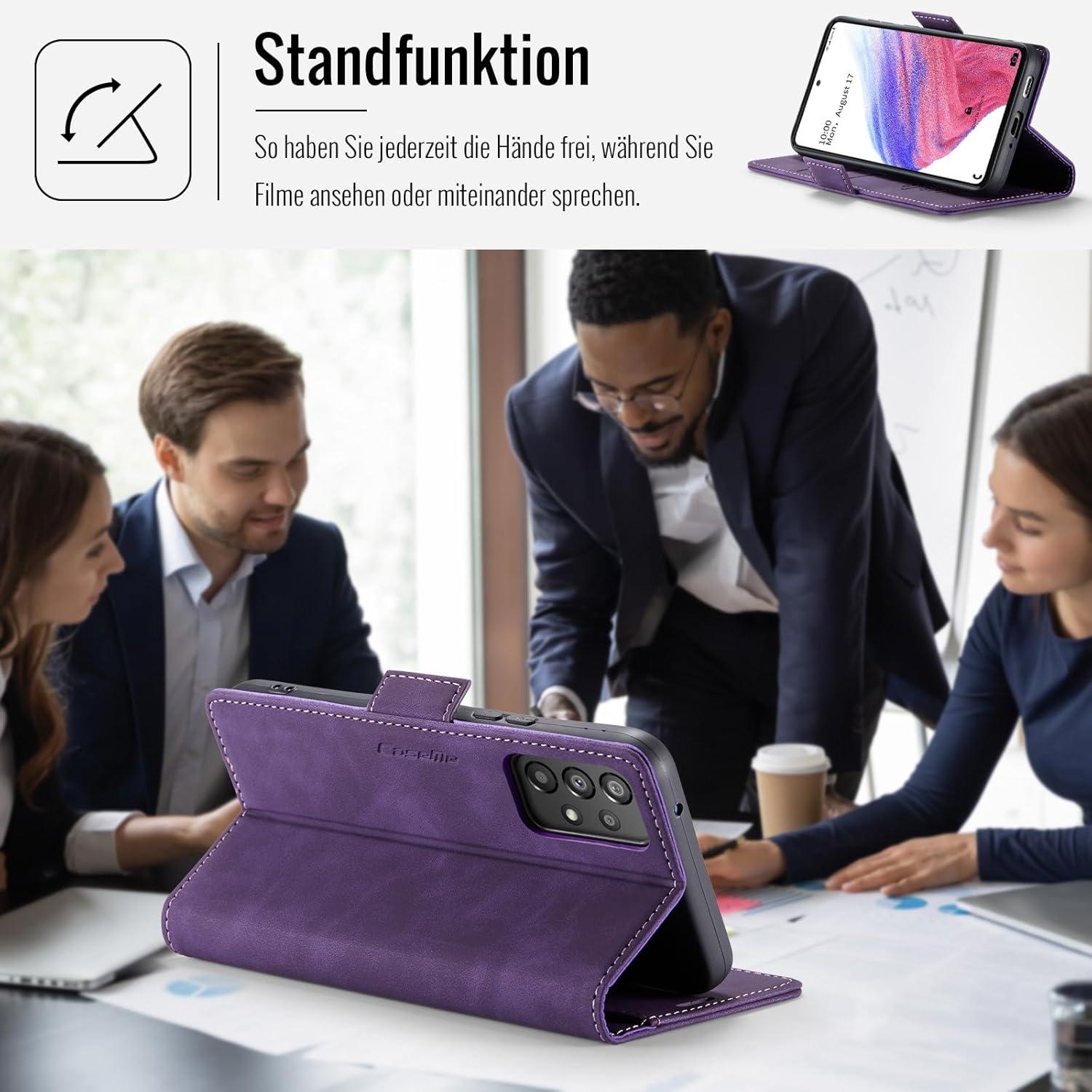 Samsung Galaxy A53 5G Hülle Klappbar PU Leder RFID Wallet Cover
