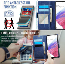 Samsung Galaxy A53 5G Handyhülle PU Leder Klapphülle RFID