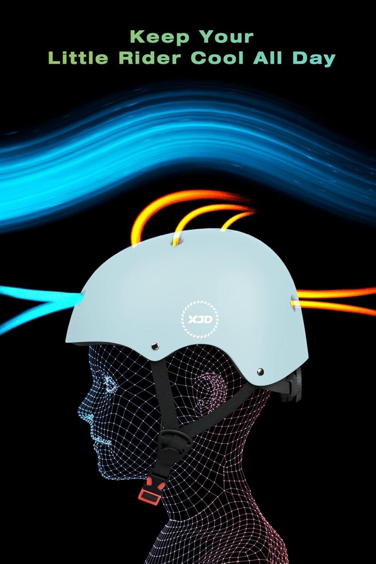Kinder Jugend Fahrradhelm Multisport CE-Zertifizierung Mädchen Jungs M 55-57 cm Set