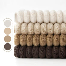 4er Set Kissenbezüge Kordsamt Sofa Kissen 40x40 cm Braun
