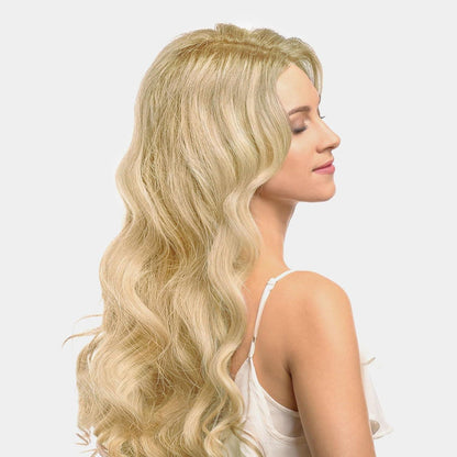 Lange Blonde Lockige Perücke für Frauen Mädchen 27’’ Cosplay Fasching