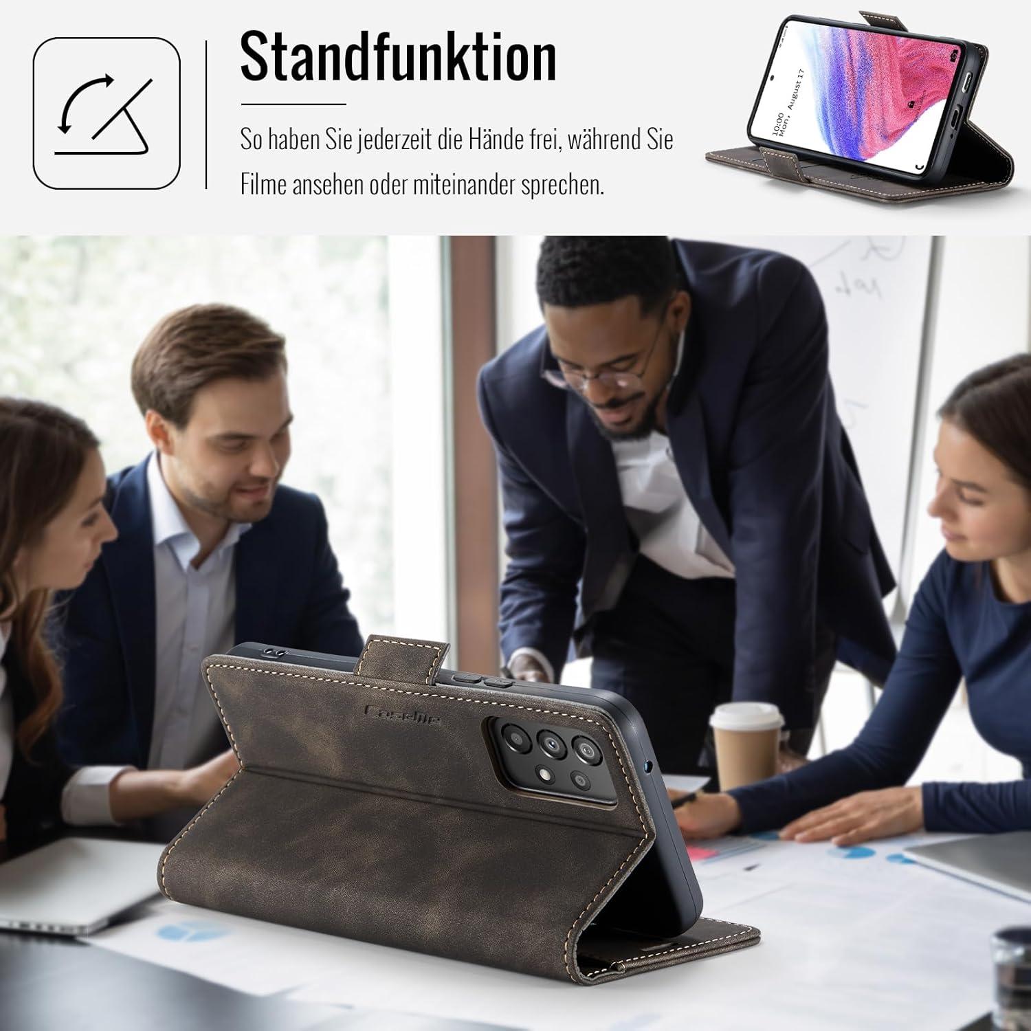 Handyhülle Samsung Galaxy A53 5G Klapphülle RFID Kartenfach