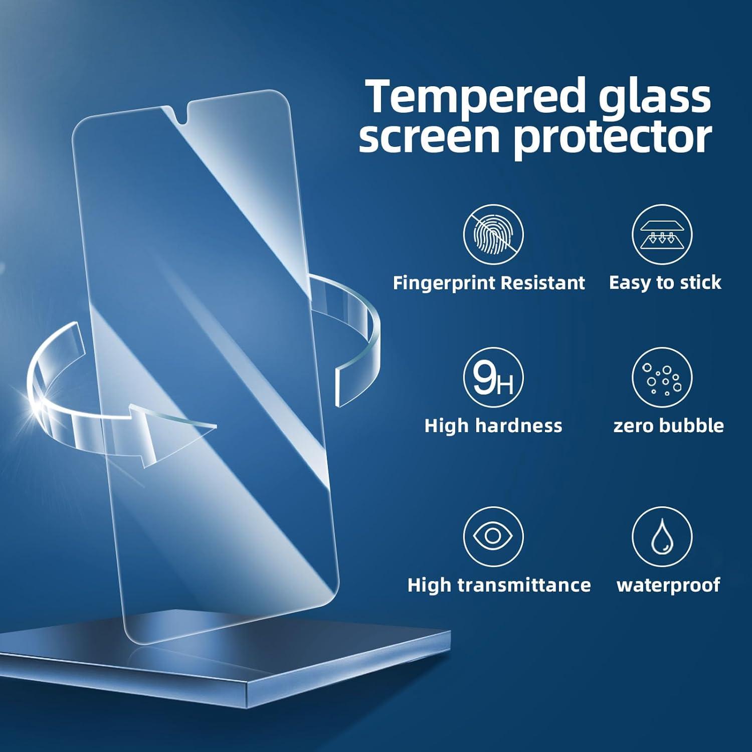 Panzer Schutz Glas Samsung Galaxy S24 5G 3 Stück 9H Härte 0.33mm Ultra-klar