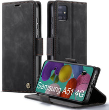 Samsung Galaxy A51 4G Handyhülle Klapphülle RFID Schutz Schwarz