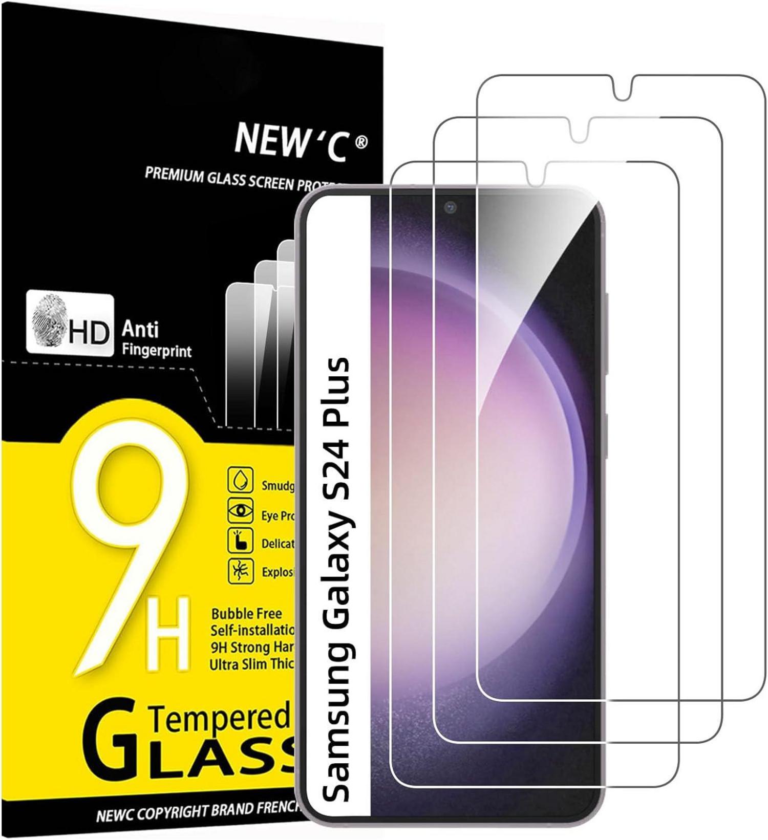 Panzer Schutz Glas Samsung Galaxy S24 Plus 5G 9H Härte klare