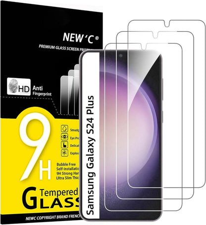 Panzer Schutz Glas Samsung Galaxy S24 Plus 5G 9H Härte klare