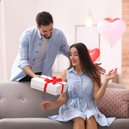 Valentinstag Geschenke - 2 Stück Eislöffel mit Gravur, Edelstahl Eiscremelöffel