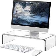 Acryl Monitorständer Bildschirmerhöhung Laptop Schreibtisch