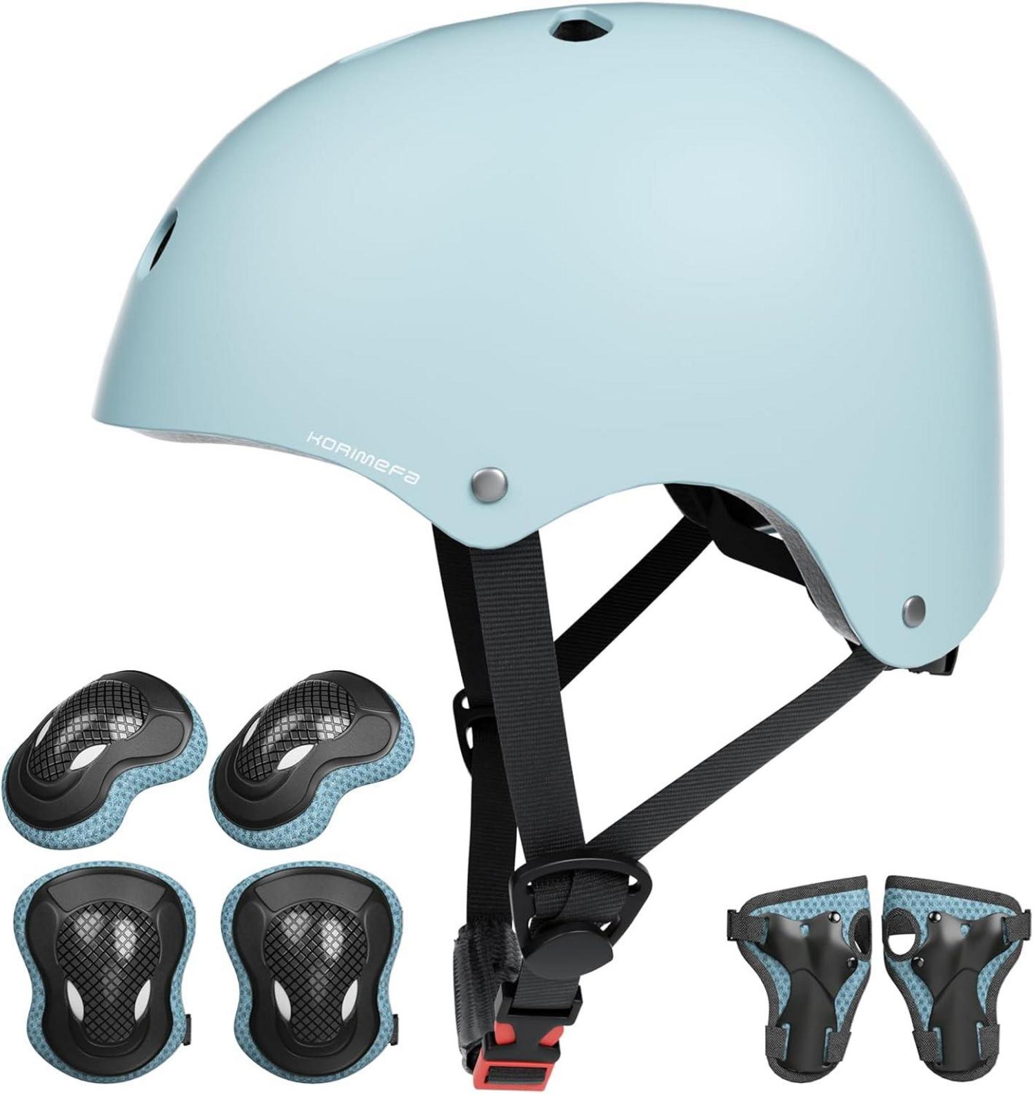 Kinder Fahrradhelm Skaterhelm verstellbar CE-zertifiziert blau