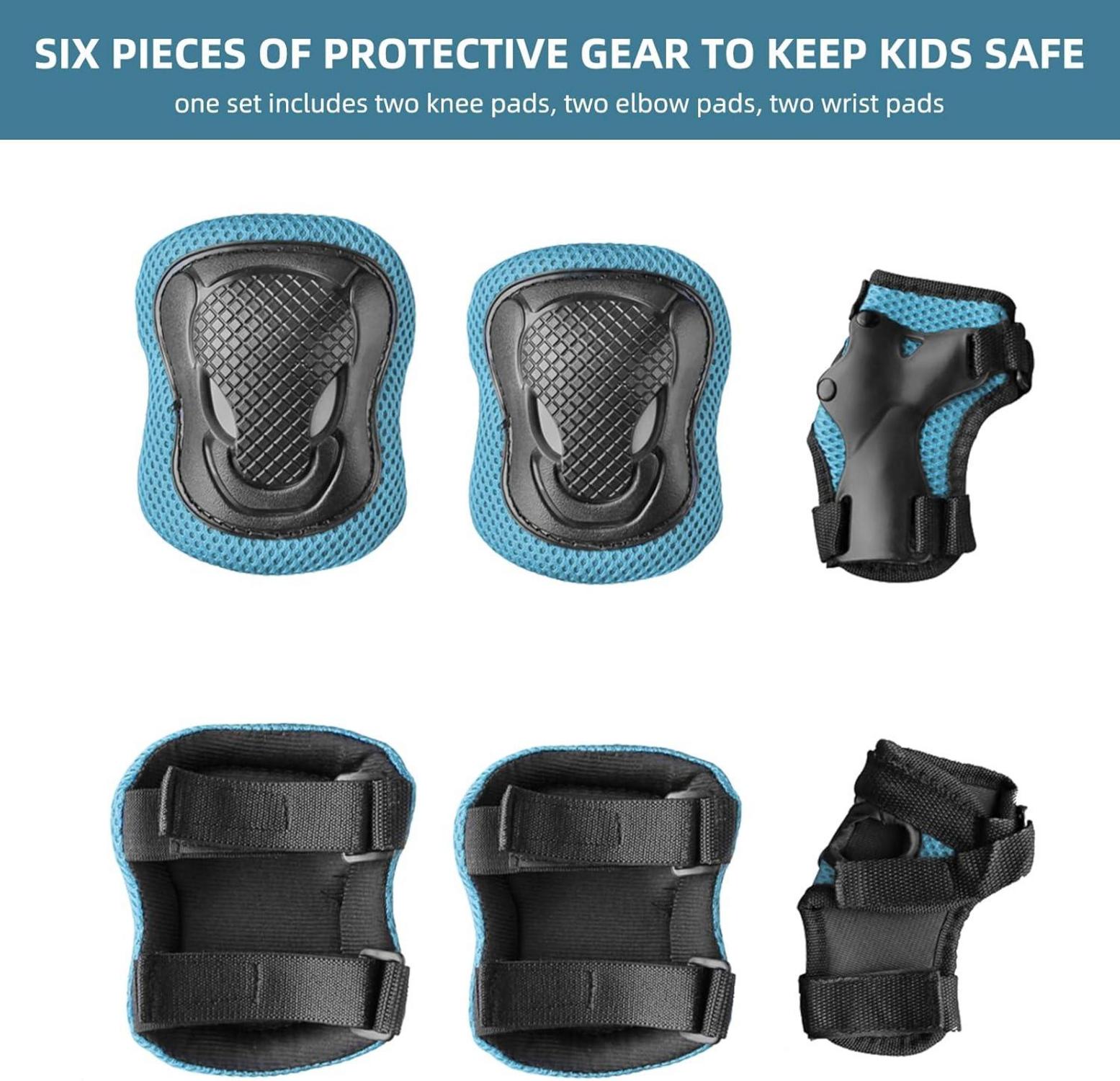 Kinder Skaterhelm verstellbar CE-Zertifizierung Fahrradhelm Roller Blau 3-13