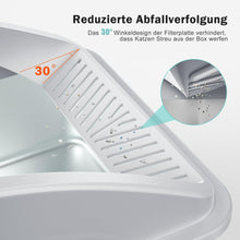 XXL Katzentoilette Edelstahl mit hoher Doppel-Matte