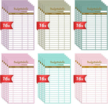 A6 Budget Planner Zubehör, Budget Sheets für Binder, Kosten Tracker