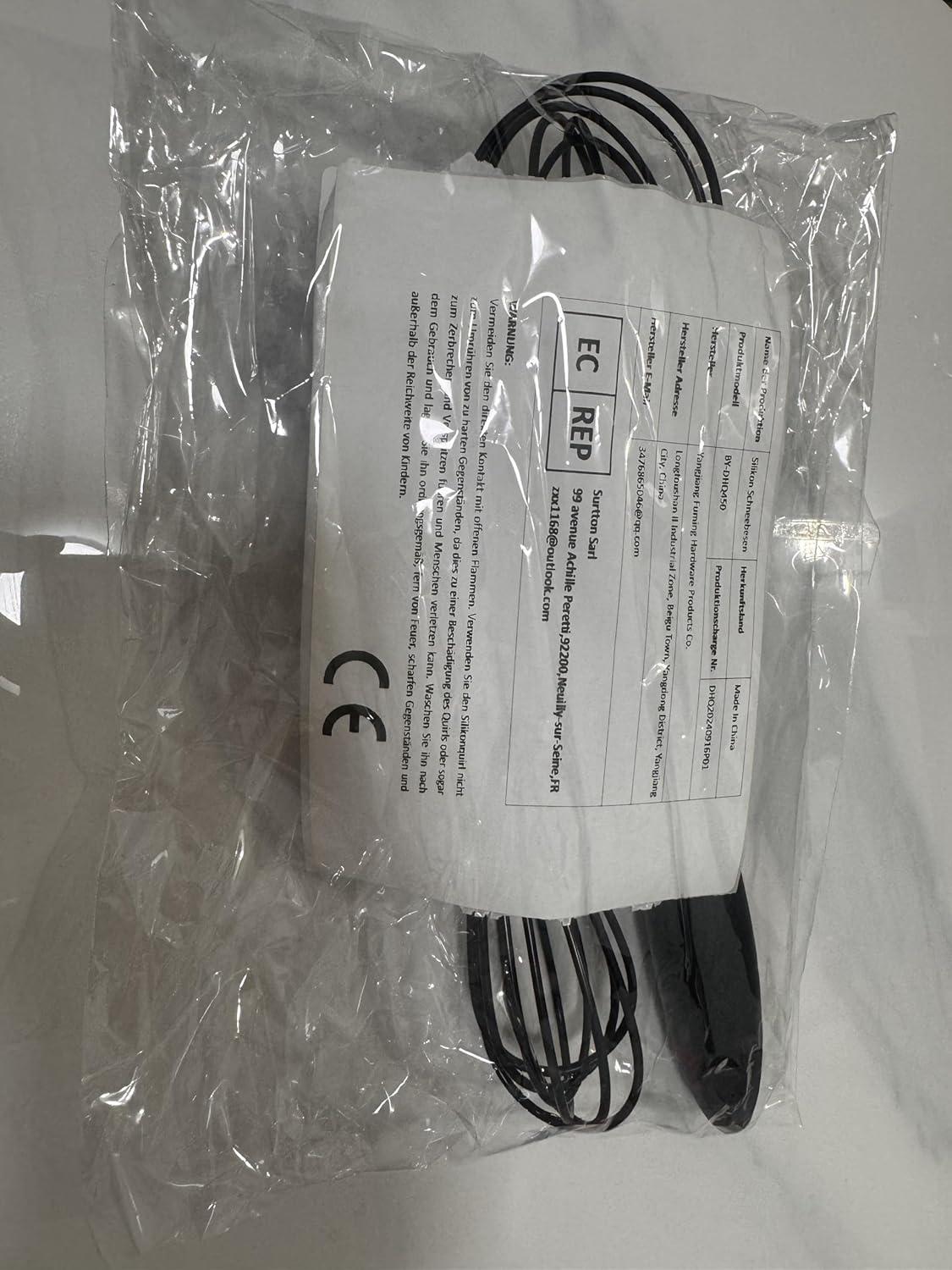 Schneebesen Silikon Set Schwarz 2 Stück Rührbesen Mischen Schneebesen Schlagen Aufschäumen