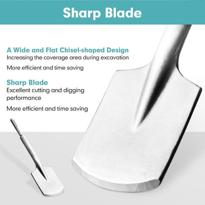 SDS-Max Tonspaten Meißel aus Legierungsstahl für Garten & Bau