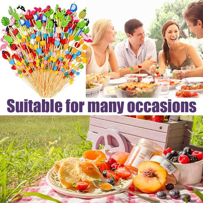 Cocktail Zubehör 300 Stück Cocktail Picks Holz Zahnstocher