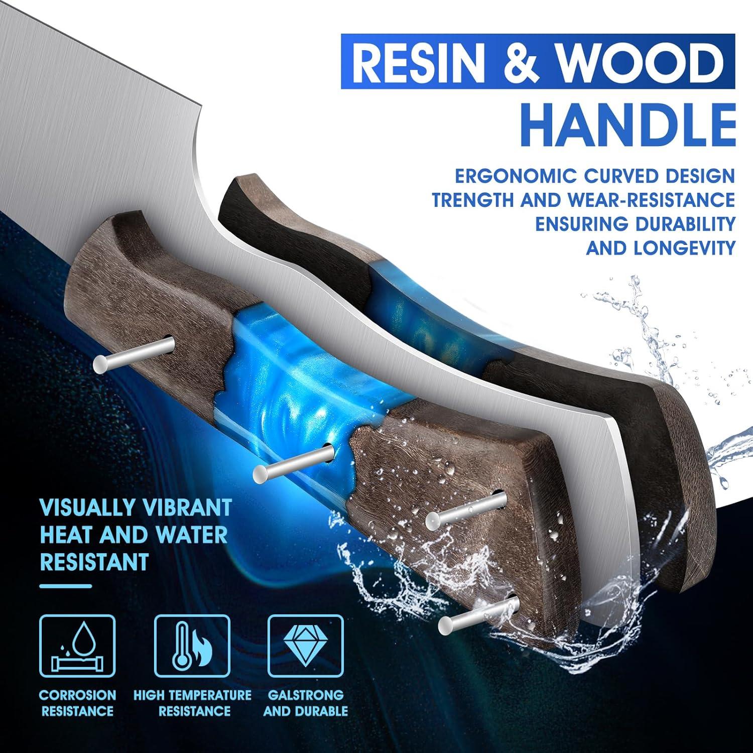 TIVOLI Profi Kochmesser aus 1.4116 Stahl mit Harzgriff