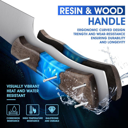 TIVOLI Profi Kochmesser aus 1.4116 Stahl mit Harzgriff