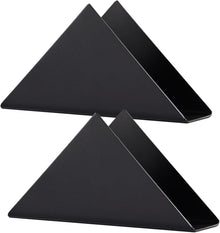 Serviettenhalter Schwarz Metall Dreieckig Freistehend Tisch