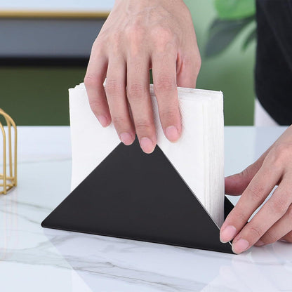 Serviettenhalter Schwarz Metall Dreieckig Freistehend Tisch Deko