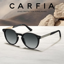 CARFIA Vintage Runde Sonnenbrille Polarisiert 100% UV-Schutz