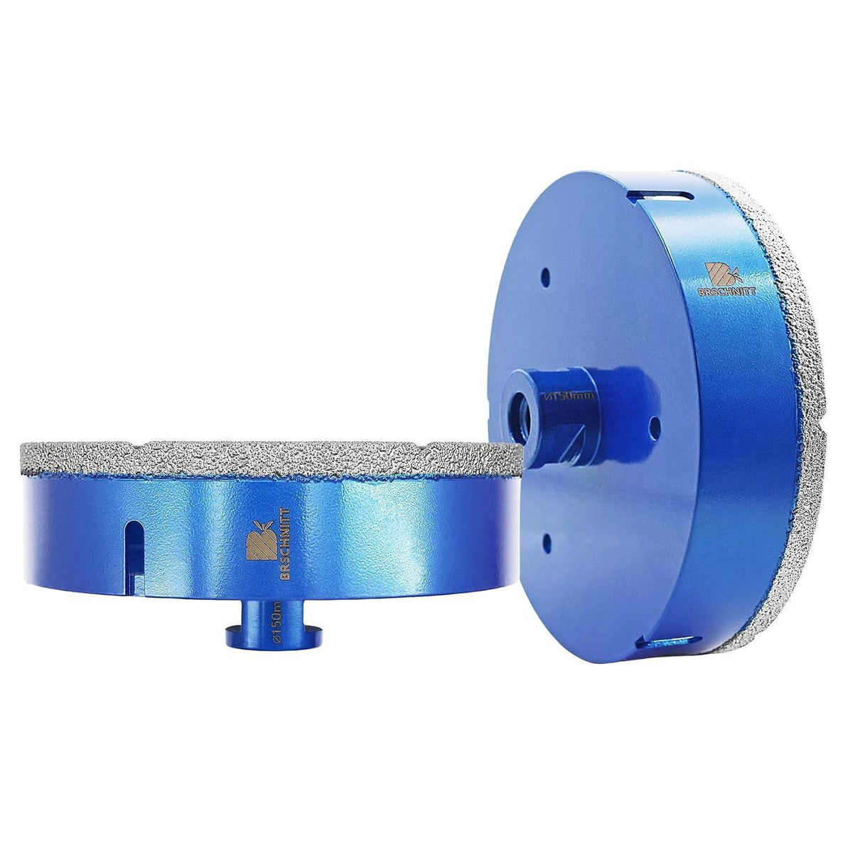 Diamant Fliesenbohrer 150mm M14 für Winkelschleifer (2 Stück)