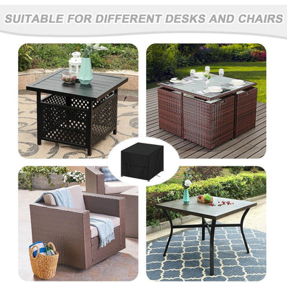 Gartentisch Abdeckhaube 80x80x80cm – Wetterfest & Wasserdicht