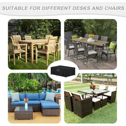 Gartenmöbel Abdeckung 160x90x75cm | Wasserdicht & UV-Schutz