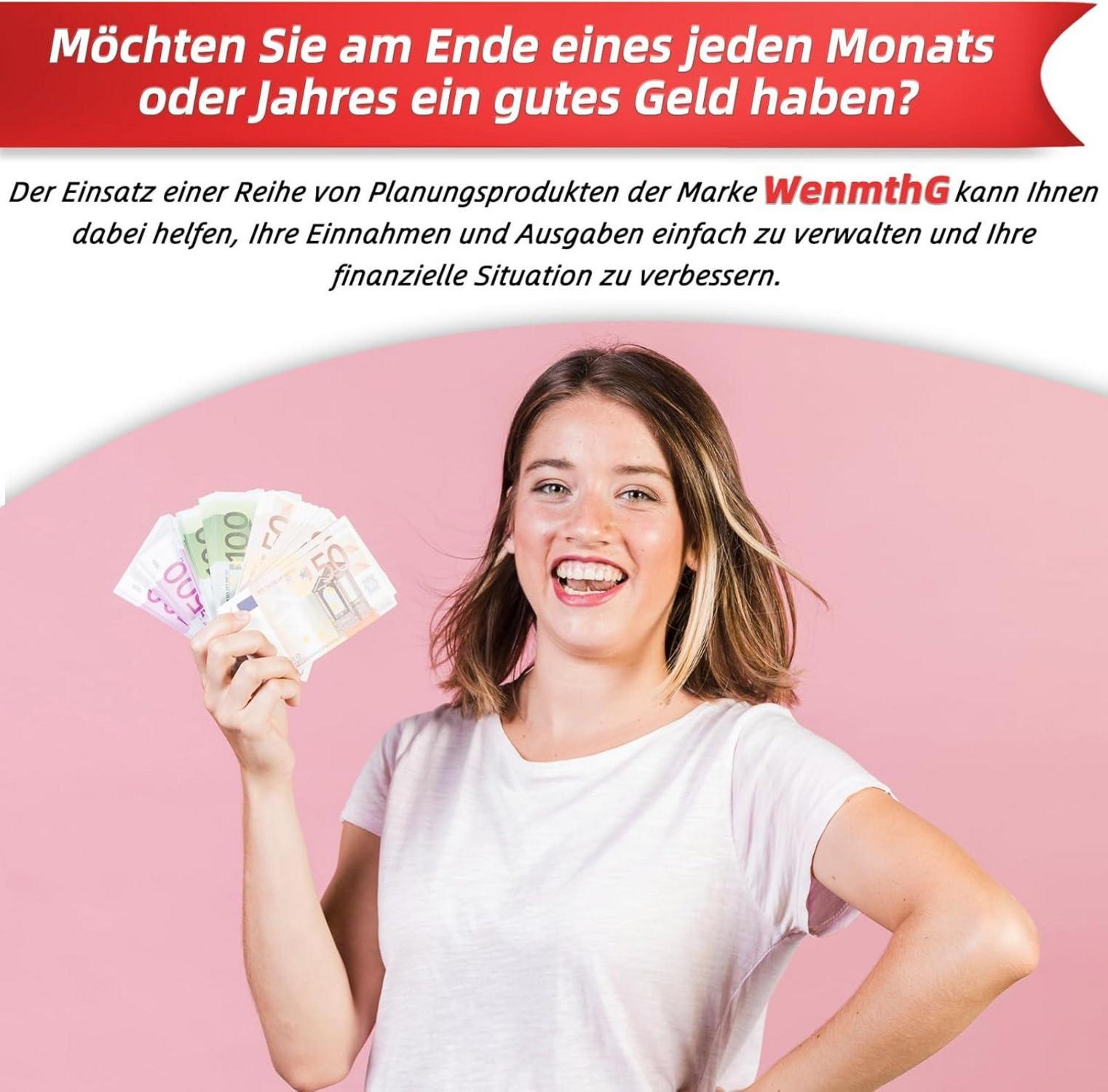 Budget Planer Zubehör Set für A6 Binder | Deutsch Sheet | Budgetübersicht
