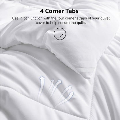 Bettdecke 135x200 4 Jahreszeiten 2 teilig Flauschige Decke