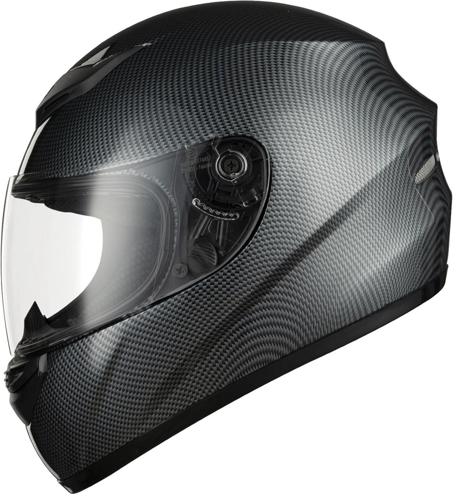 Motorradhelm Integralhelme Erwachsene Vollvisierhelm ECE Zertifiziert