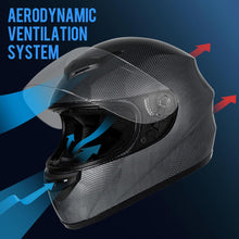 Motorradhelm Integralhelme XL Kohlefaser ECE 22.06 Favoto