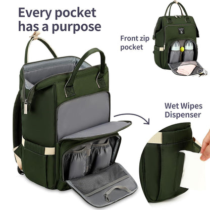Wickelrucksack Baby Rucksack wasserdicht Große Kapazität