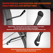 Fahrrad Reifenheber Stahl 3 Stück Stark Montagewerkzeug
